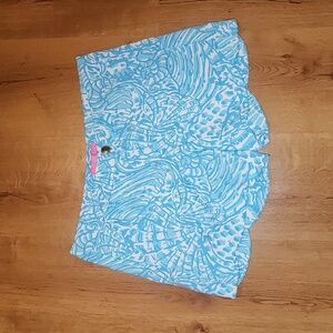Lilly Pulitzer shorts seashell pattern size 4 used once great condition